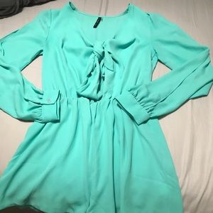 Medium mint green romper